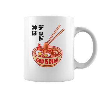 God Is Dead Japanese Ramen Noodles Gift Coffee Mug - Seseable