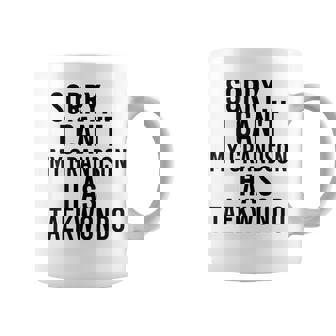 Grandpa Grandma | My Grandson Has Taekwondo Coffee Mug | Mazezy