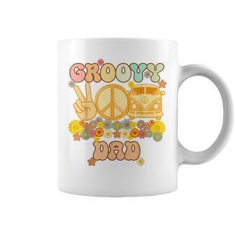 Groovy Dad Retro Matching Family Baby Shower Fathers Day Coffee Mug | Mazezy