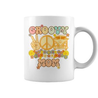 Groovy Mom Retro Matching Family Baby Shower Mothers Day Coffee Mug - Thegiftio UK