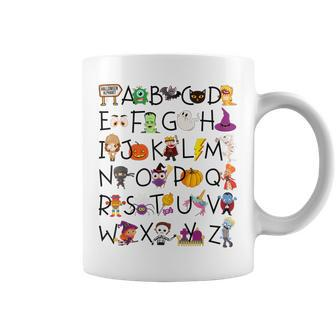 Halloween Alphabet Abcs Learning Kindergarten Teacher Kids V4 Coffee Mug - Thegiftio UK