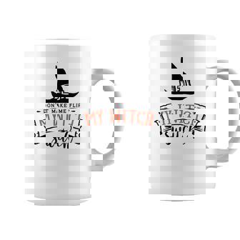 Halloween Don_T Make Me Flip My Witch Switch Black And Orange Men Women T-Shirt Graphic Print Casual Unisex Tee Coffee Mug - Thegiftio