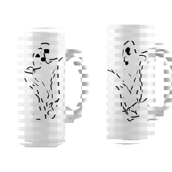 Halloween Ghost Scarry Black Idea Gift Men Women T-Shirt Graphic Print Casual Unisex Tee Coffee Mug - Thegiftio