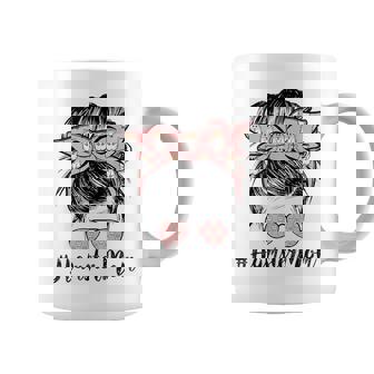 Hamster Mom Life Messy Bun Hair Mothers Day Hamster Mom Coffee Mug - Thegiftio