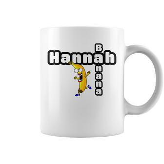 Hannah Banana Personalized Name For Girls Coffee Mug | Mazezy