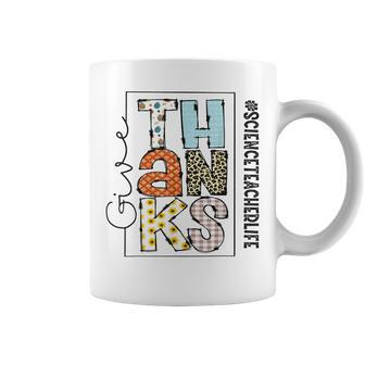 Happy Hallothanksmas Science Teacher Life Thanksgiving Coffee Mug - Thegiftio UK
