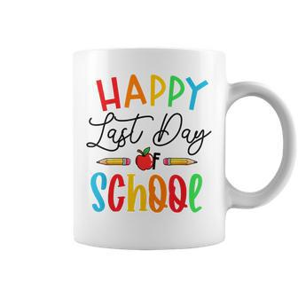 Happy Last Day School Teacher For Women Best Teacher Coffee Mug | Mazezy