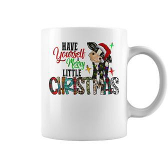 Have Yourself Merry Little Christmas Cow Lover Heifer Xmas Coffee Mug | Mazezy