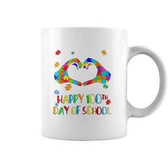 Heart 100Th Day Of School Teacher Coffee Mug - Thegiftio UK
