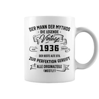 Herren Vintage Der Mann Mythos Die Legende 1936 87 Geburtstag Tassen - Seseable