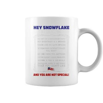 Hey Snowflake In The Real Word Gift For Men Women Backside Coffee Mug | Mazezy