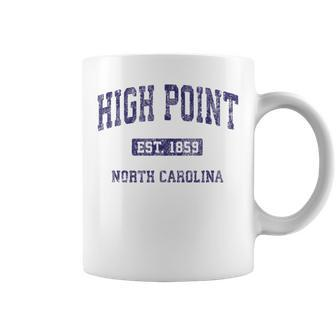 High Point North Carolina Nc Vintage Athletic Sports Design Coffee Mug | Mazezy