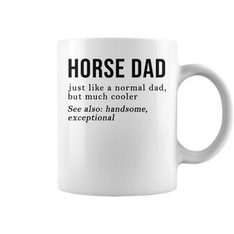 Horse Dad Definition Best Horse Dad Ever Fathers Day Gift Coffee Mug | Mazezy