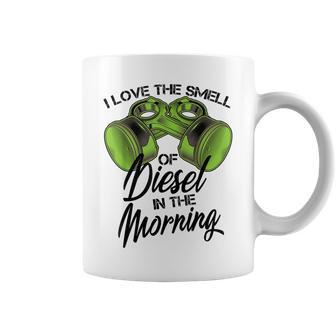 I Love The Smell Of Diesel In The Morning Truck Gift Coffee Mug | Mazezy