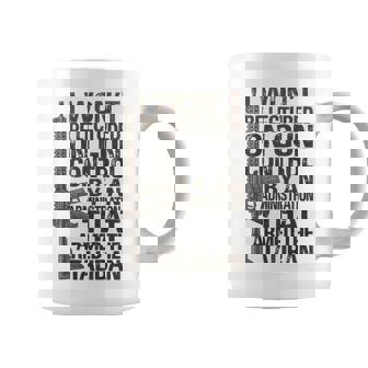 I Wont Be Lectured On Gun Control By An Administration Coffee Mug | Mazezy