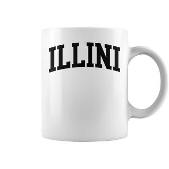 Illini Athletic Arch College University Alumni Coffee Mug - Seseable