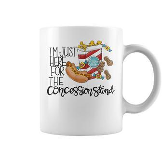 Im Just Here For The-Concession Stand Funny Kids Toddler Coffee Mug | Mazezy