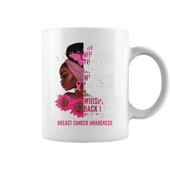 Im The Storm Black Women Breast Cancer Survivor Pink Ribbon Coffee Mug - Seseable