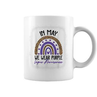 In May We Wear Purple Lupus Awareness Month Coffee Mug - Thegiftio UK