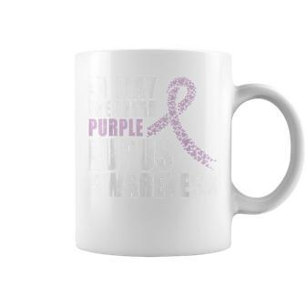 In May We Wear Purple Lupus Awareness Month Funny Purple Coffee Mug | Mazezy