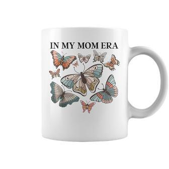 In My Mom Era Butterfly Coffee Mug | Mazezy