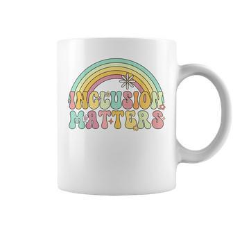 Inclusion Matters Equality Special Education Groovy Women Coffee Mug - Seseable