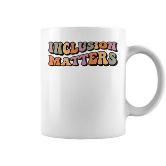 Inclusion Matters Special Education Autism Awareness Month Coffee Mug - Seseable