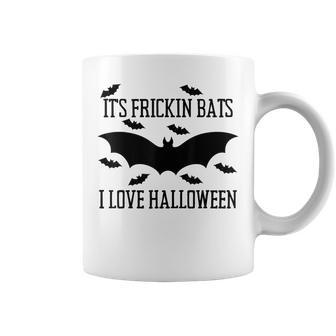 Its Frickin Bats I Love Halloween Funny Graphic Costume Coffee Mug - Thegiftio UK