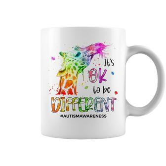 Its Ok To Be Different Autism Awareness Month Women Kid Coffee Mug | Mazezy