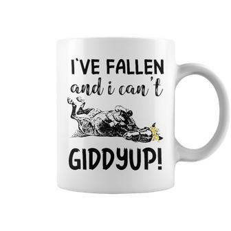 Ive Fallen And I Cant Giddy Up Horse Badnana Gift Coffee Mug | Mazezy CA