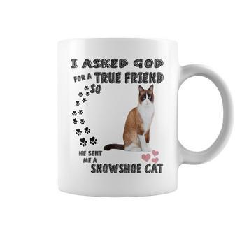 Kawaii Kitten Quote Mom Dad Lover Print Cute Snowshoe Cat Coffee Mug | Mazezy