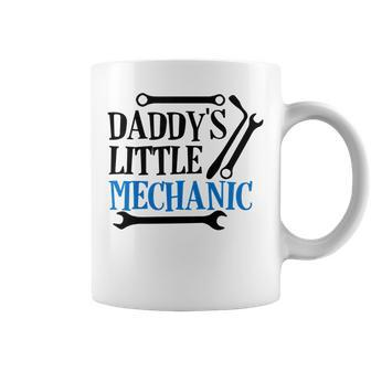 Kids Daddys Little Mechanic Son Gift Mechanic Baby Boy Outfit Coffee Mug | Mazezy