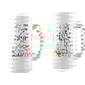 Kids Nana And Papa Love Me Grandchild Grandkids Coffee Mug - Thegiftio UK