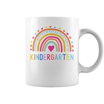 Kindergarten Rainbow Girls Kids Teacher Team Kinder Squad Coffee Mug | Mazezy