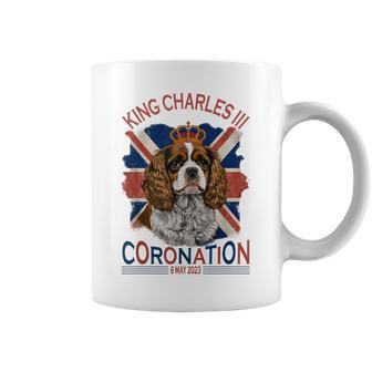 King Charles Iii British Royal Coronation May Spaniel Dog Coffee Mug | Mazezy