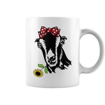 Lamancha Goat Sunflower Lamancha Goat Mom Coffee Mug | Mazezy