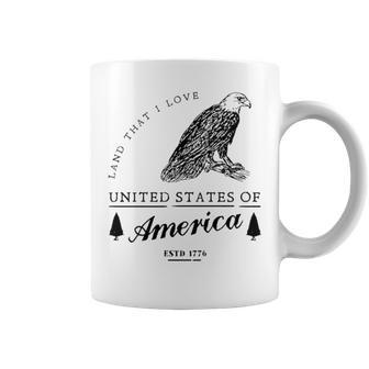 Land That I Love United States Of America Est Coffee Mug | Mazezy UK