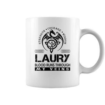 Laury Blood Runs Through My Veins Coffee Mug - Seseable