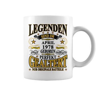 Legenden Sind Im April 1978 Geboren 45 Geburtstag Lustig V2 Tassen - Seseable