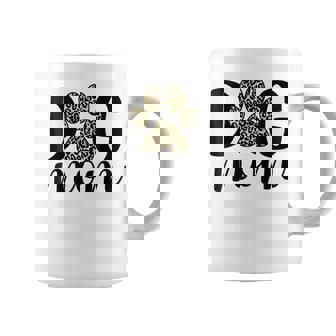 Leopard Dog Mom Lover Paw Print Dog Lovers Coffee Mug | Mazezy