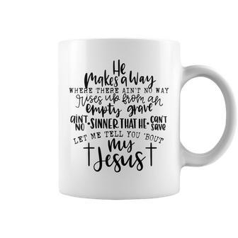 Let Me Tell You Bout My Jesus Vintage Bible Christian Lovers Coffee Mug | Mazezy