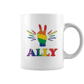 Lgbt Ally Proud Mom Tops Family Of Gays Lgbt Friends Of Gays Women Coffee Mug - Thegiftio UK