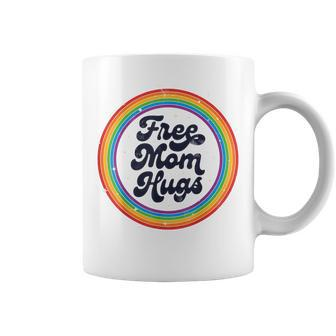 Lgbtq Free Mom Hugs Gay Pride Lgbt Ally Rainbow Mothers Day Coffee Mug - Thegiftio UK