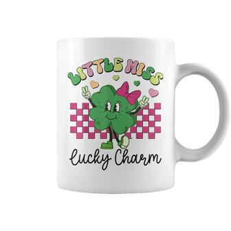 Little Miss Lucky Charm St Patricks Day Toddler Girls Kids Coffee Mug | Mazezy