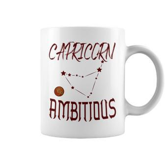 Live For Capricorn Ambitious Zodiac Sign Coffee Mug | Mazezy