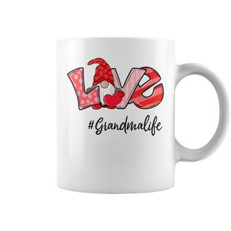 Love Grandma Life Valentine Gnomes Coffee Mug - Thegiftio UK