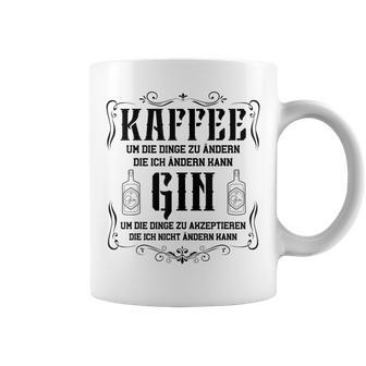 Lustiger Gin Tonic Trinker Spruch Kaffee Gin Liebhaber Tassen - Seseable