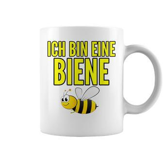Lustiges Bienen-Motiv Tassen Ich bin eine Biene in Weiß für Imker - Seseable
