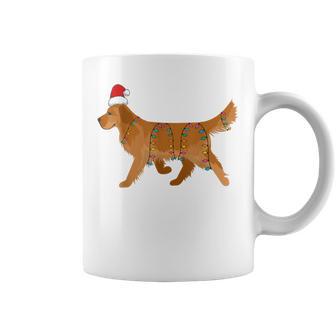 Lustiges Golden Retriever Weihnachts-Tassen, Hunde-Design Tee - Seseable