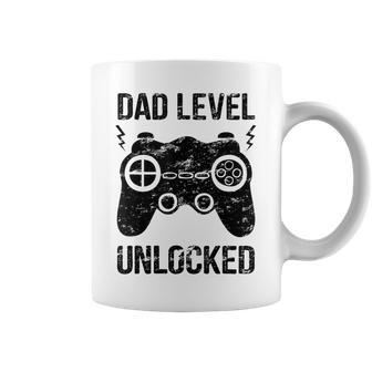 Mens Dad Level Unlocked - New Dad Pregnancy Announcement Coffee Mug - Thegiftio UK
